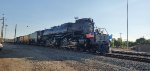 UP 4014 and UP 1983 and The Rest of Her Passenger Train on Main 1 UP Ogden Yard. 